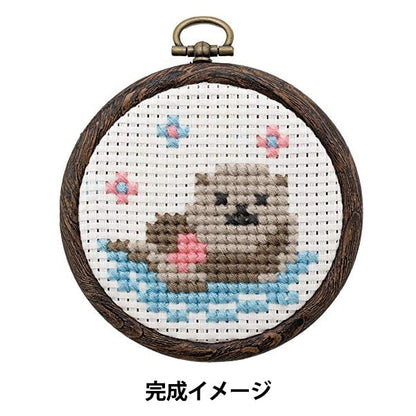 刺繡套件“ Manmaru框架海鮮號7773” Lecien Lecien Cosmo Cosmo