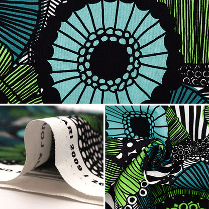 [数量5]织物“ Marimekko Pietnie Sil Toraptal HA Green 067914-160（由Finnish Made）”