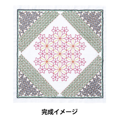 刺繡套件“ Sashiko Kit Hanabin La Bouquetiere Nadeshiko SK-429” Olympus