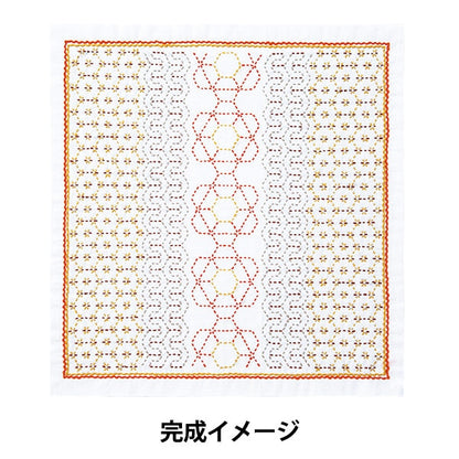 刺繡套件“ Sashiko Kit Hanabin La Bouquetiere Honeycomb SK-430” Olympus