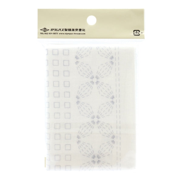 Embroidery Fabric 『Sashiko Hanachika cloth pack LA BOUQUETIERE Pointsetier H-1104] Olympus