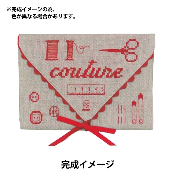 ImportEmbroidery kit "Le Bonheur des Dames (Le Vonour Dum) Envelope Pouch Sewing 5073"