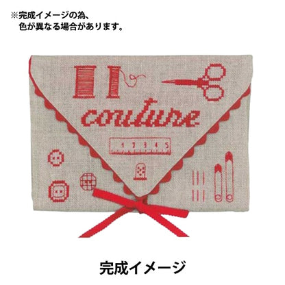 ImportEmbroidery kit "Le Bonheur des Dames (Le Vonour Dum) Envelope Pouch Sewing 5073"