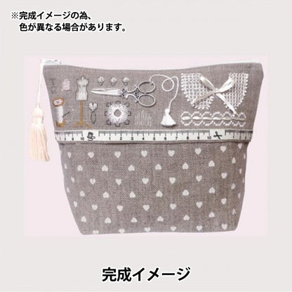 ImportEmbroidery kit "Le Bonheur des Dames Pouch Sewing White 9042"