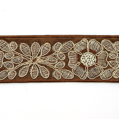 [Aus Menge 5] HandwerkBesätze "StickereiBesätze Tee ca. 4,5 cm ISY-6-21-168]