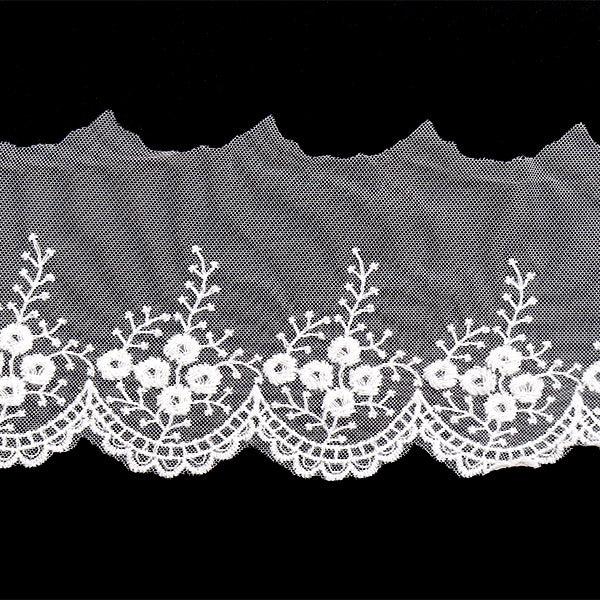 [Aus Menge 5] RasseFarbbandKlebeband "Spitze weiß ungefähr 11 cm Breite ISY-6-21-178"