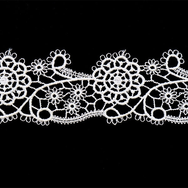 [Aus Menge 5] RasseFarbbandKlebeband "Spitze weiß ungefähr 3,5 cm Breite ISY-6-21-195"