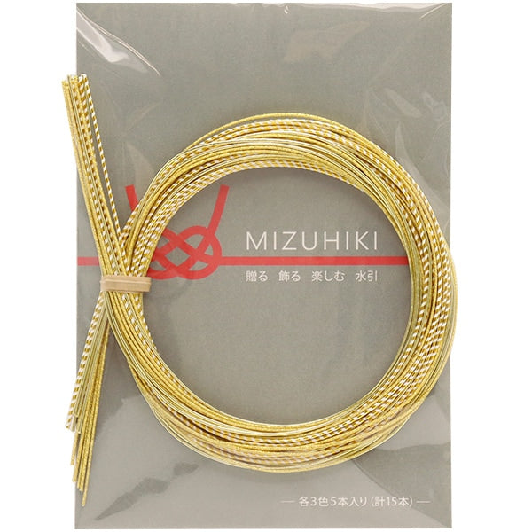 Handwerkshandwerk "Mizuhiki Farbe verschiedene goldene PHC-100-20" Stück Frieden