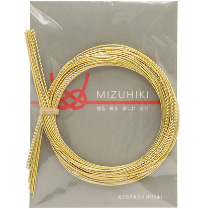 Handwerkshandwerk "Mizuhiki Farbe verschiedene goldene PHC-100-20" Stück Frieden