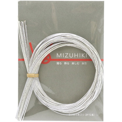 Material de la artesanía "Mizuhiki Color Surtido Silver PHC-100-21" Peace paz