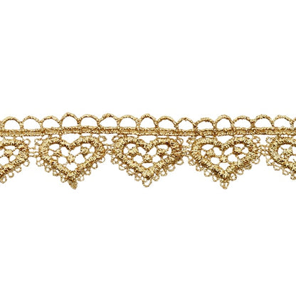 【数量5から】 手芸ブレード 『ラメブレード 幅約2.5cm 1番色 K193H-LACEP9』