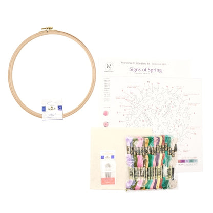 Kit di ricamo "Momentoell Kit Kit segni di Spring JY004" DMC DMSEA