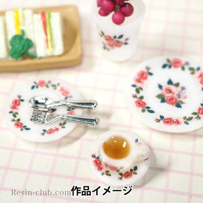 Resin Matériau "Miniature Tea Set Rc-Mnt-003" Resin Club