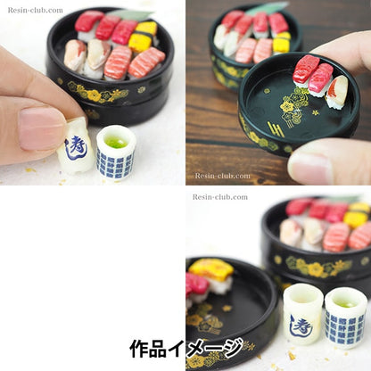 Harzmaterial "Miniatur Sushi doppelseitig RC-MNT-010" Harzclub