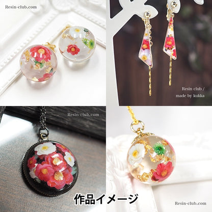 Resin material "Japanese flower camellia double-sided RC-WFT-101" resin club