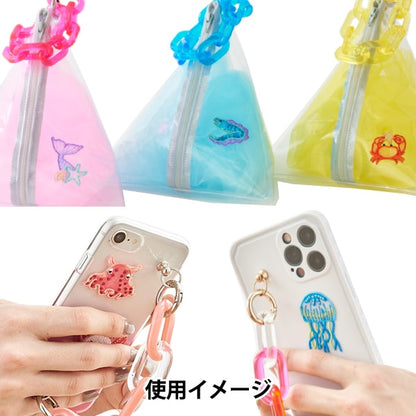 Toppa "Brezza marina Vedere attraversoToppa Club Pattern LGW-3C" KOKKA