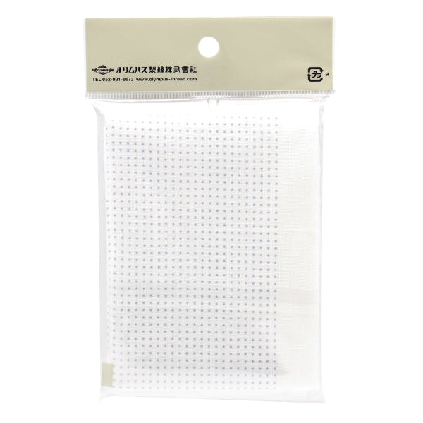 Embroidery Fabric "Hanabin cloth pack 3mm interval dot grannic white H-1106" Olympus