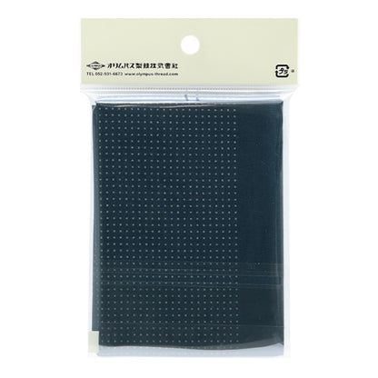 Embroidery Fabric "Hanachikin cloth pack 3mm interval dot grannic indigo H-2106" Olympus