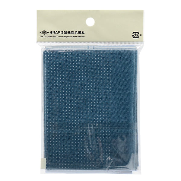 Panno da ricamo "pacchetto di stoffa hanachikin da 3 mm intervallo dot blu navy h-14106" olimpus olim Pass