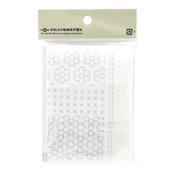 Embroidery Fabric "Hanachikin cloth Pack Floretz White H-1111" Olympus