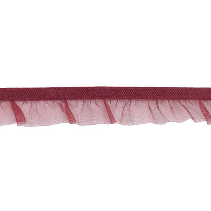 [Aus Menge 5] Kordel "Organdy Stretch Frill Tape Red 114-320-125"