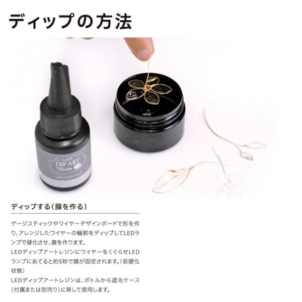 樹脂解決方案“ LED DIP ART ISIN 25G DAR-01” ERUBERU ELBERT