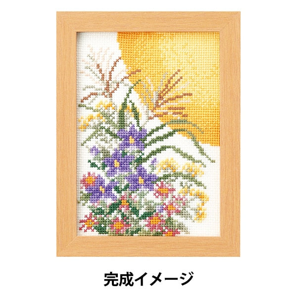Embroidery kit "Cross stitch kit September flower decoration 7553" Olympus