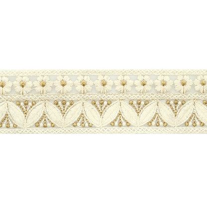 [Из количества 5] ремесленникОтделка "2022 Отделка для индийской вышивки Белый 43911c"