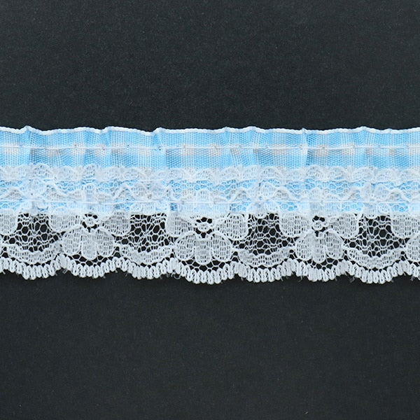 [Из количества 5] оборкиЛентаЛента "Frill Gingham Mizuiro CR15302"