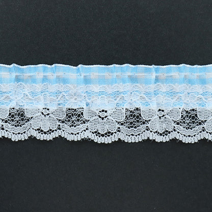 [Из количества 5] оборкиЛентаЛента "Frill Gingham Mizuiro CR15302"