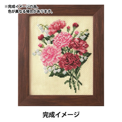 Комплект для вышивки «Сезонная цветочная композиция может гвоздика и Lily 522205" Лекен Lecien Cosmo Cosmo