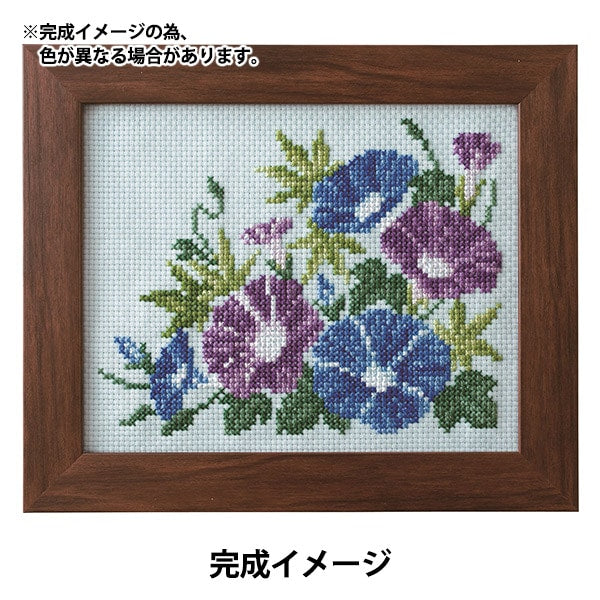 Комплект для вышивки «Расположение цветов, которое окрашивает сезон августа утренняя слава и синие осенние листья 522208" Лекен Lecien Cosmo Cosmo