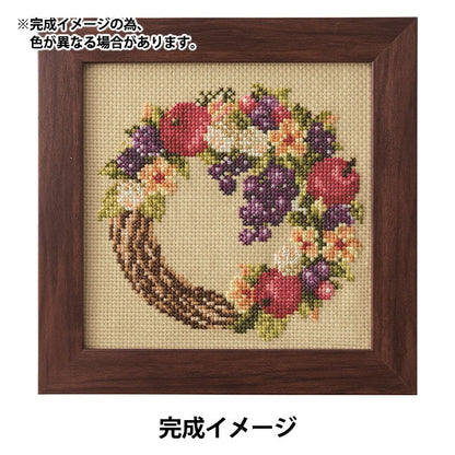 Комплект для вышивки «Расположение цветов, которое окрашивает сезонные фрукты 5222210" Лекен Lecien Cosmo Cosmo