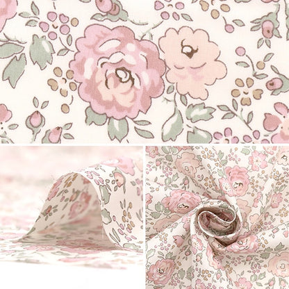 [Dalla quantità 5] tessuto "Liberty Liberty Print Tanalone Felishite Baby Pink 3637113-J22J" [Yuzawaya Originale]