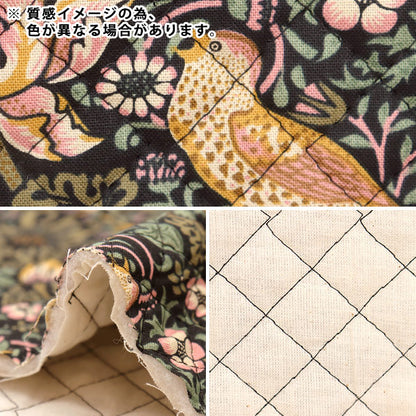 천・원단 "Morris Best of Morris Quilt의 Best of Morris 컷 천 약 105cm x 50cm 딸기 바다 남색 C-Q8176-33]