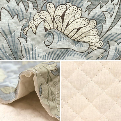 Fabric "Best of Morris Best of Morris Quilt Cut Cloth Approximately 105cm x 50cm Anemone Grige C-Q8217-34]