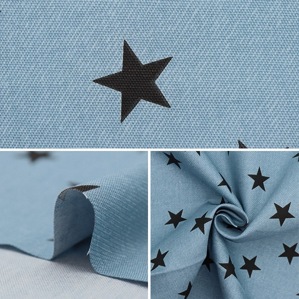 [De la cantidad 5] Fabric "Tip Top Collection Patrón de estrella DT10412S-B"