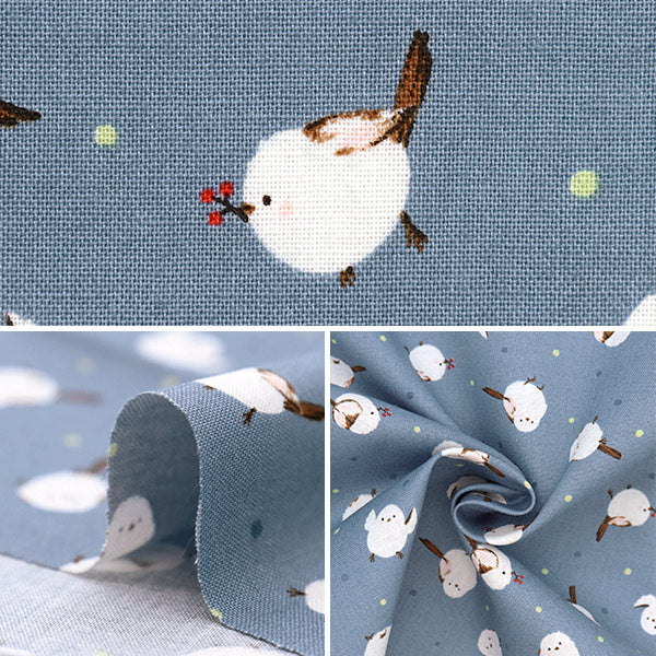 [De la cantidad 5] Fabric "Sheching Shimaenaga Blue AP31803-2E"