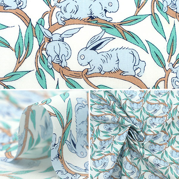 [Da quantità 5] tessuto "Liberty Fabric Piccadilly Poppin Cotton Tail 3332262-AP" Liberty Japan Liberty Japan