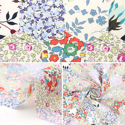 [From quantity 5] Fabric "Liberty Fabric Recycled Nylon Lipstop QuiltingClassics DC29982-WR] Liberty Japan