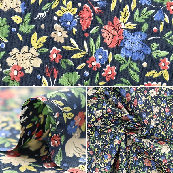 [Aus Quantität 5] Stoff "Liberty Fabric Tanalone Vögel Lied DC28995-AE" Liberty Japan Liberty Japan