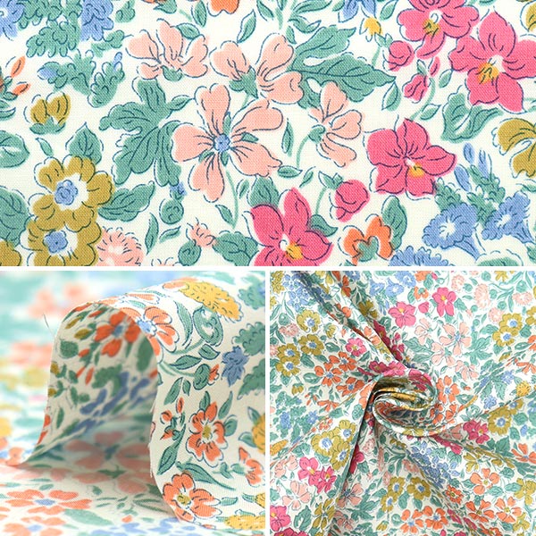 [From quantity 5] Fabric "Liberty Fabric Tana lawn Joannal Ei 3631114-AE] Liberty Japan