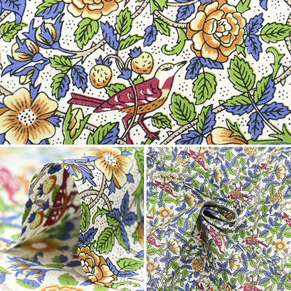 [الكمية تبدأ من 5] قماش "Liberty Fabrics Tana Lawn Strawberry Tree DC31032-AE" Liberty Japan Liberty Japan