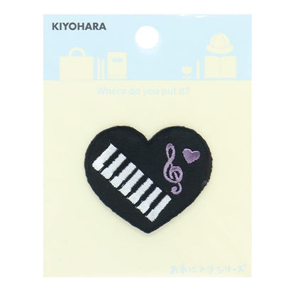 Patch "Favorite series Patch Piano Heart MOW869] KIYOHARA