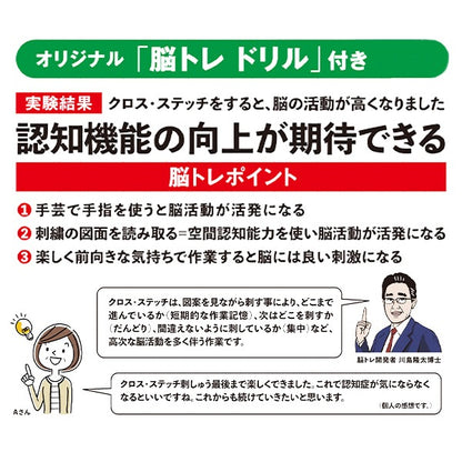 Embroidery kit "brain training handicraft cross stitch turquoise & Moroccan YP-6"