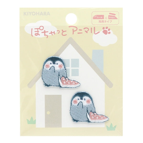 패치 "Seal & Iron Mini패치 펭귄 마우 875] KIYOHARA