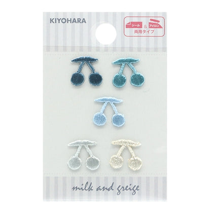 Parche "Seal & Iron MiniParche Sakanbo Blue Mow890" KIYOHARA