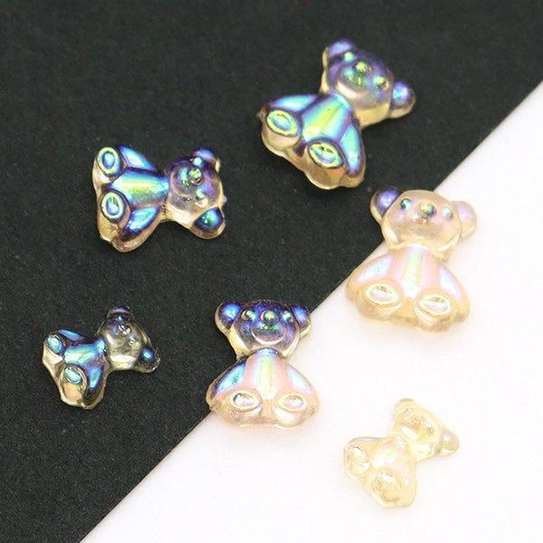 Resin material "Vijucrail Kuma Parts Aurora Brown Large Small and small x 2 pieces 10-3644" Tokyo trade