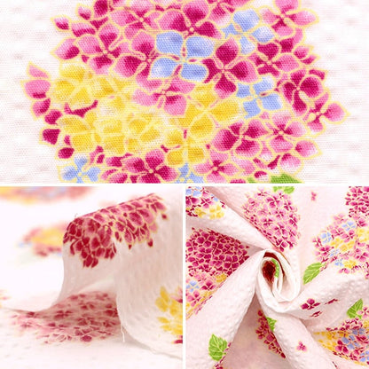 [From quantity 5] Fabric "Ripple Hydrangea White 38115-2A"