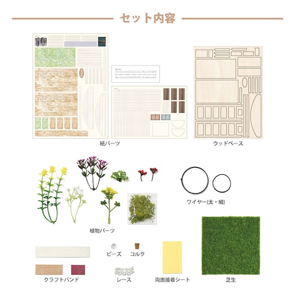 ミニチュアキルトキットセット ミニチュアキット 『ホームデコ ミニチュアセット シークレット